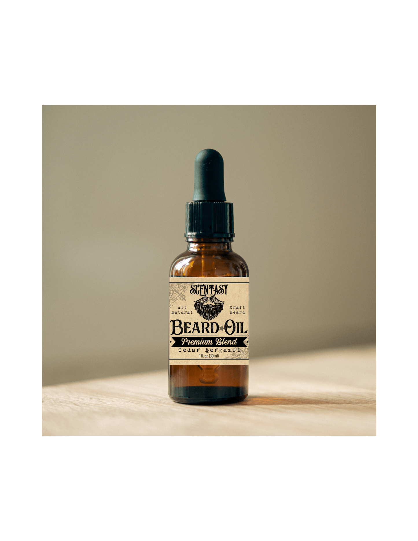 Beard Oil Cedar Begamot 30ml - Uneek Boutique by Dee