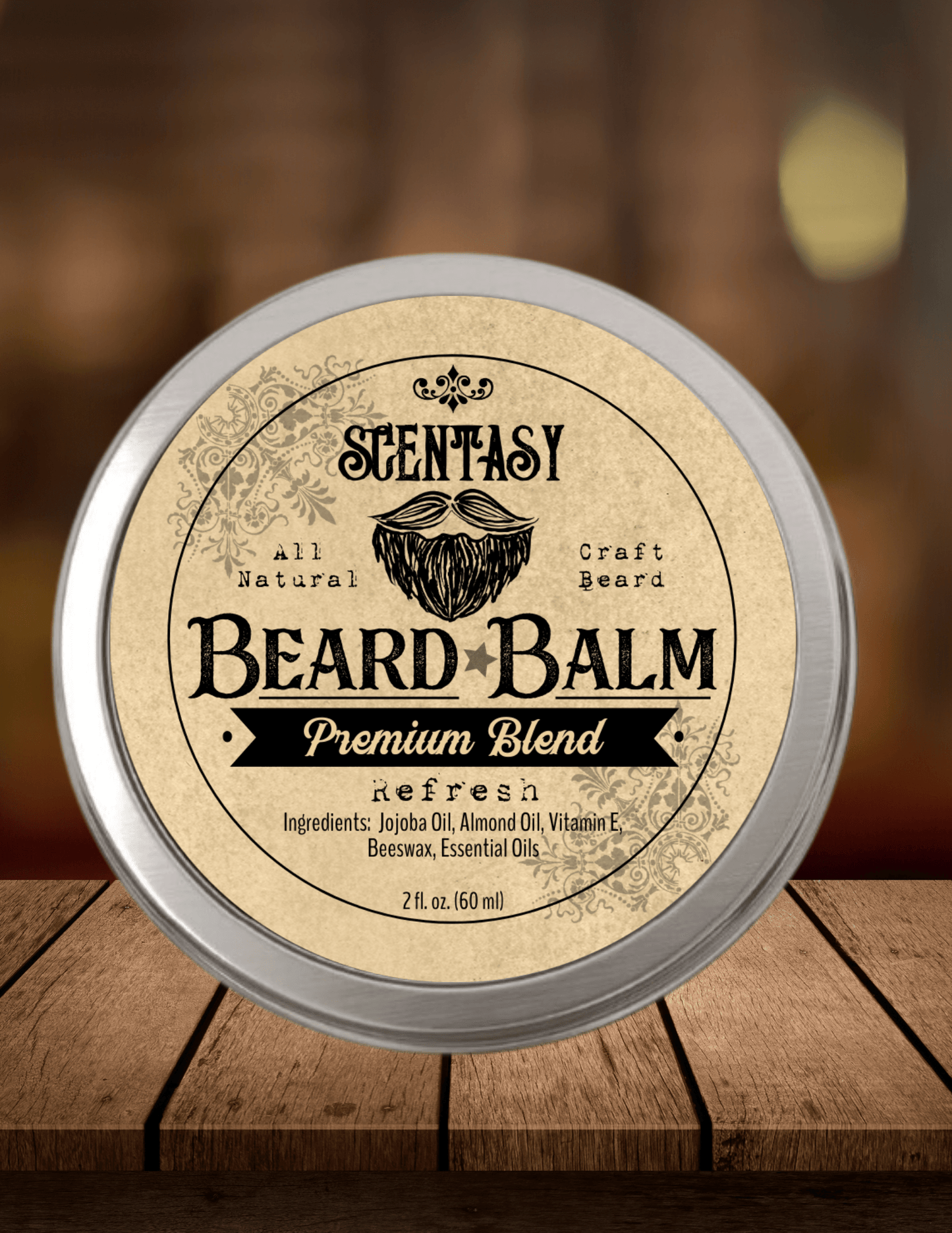 Beard Balm Refresh 2oz - Uneek Boutique by Dee