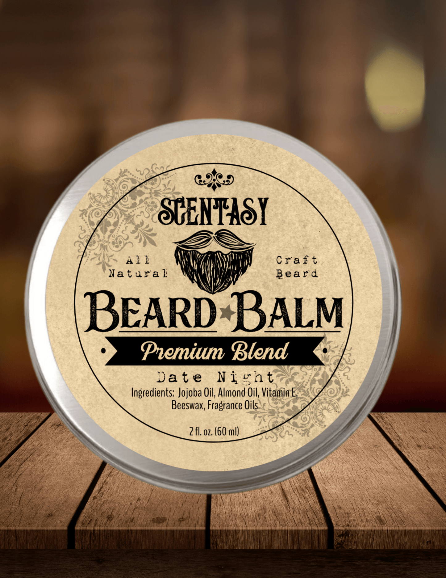 Beard Balm Date Night 2oz - Uneek Boutique by Dee
