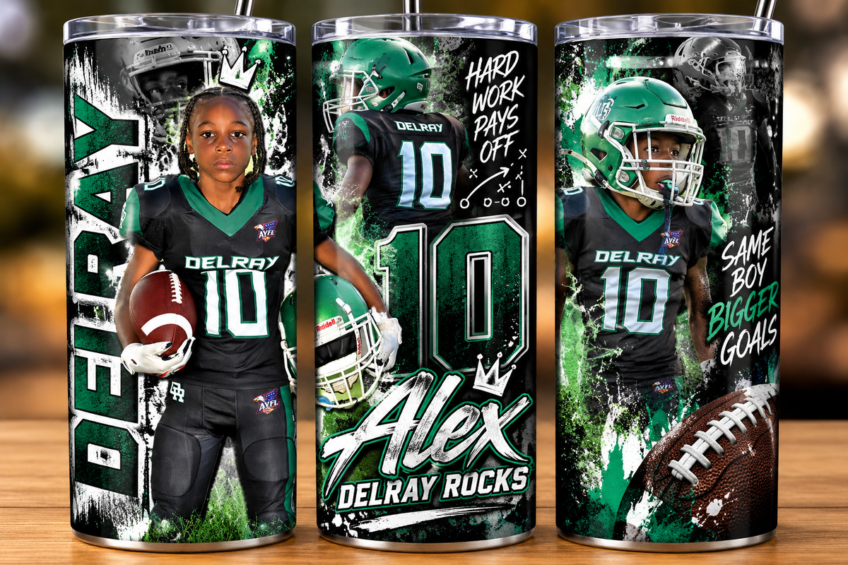 Personalized Sports Players/Athletes Tumblers - Uneek Boutique by Dee