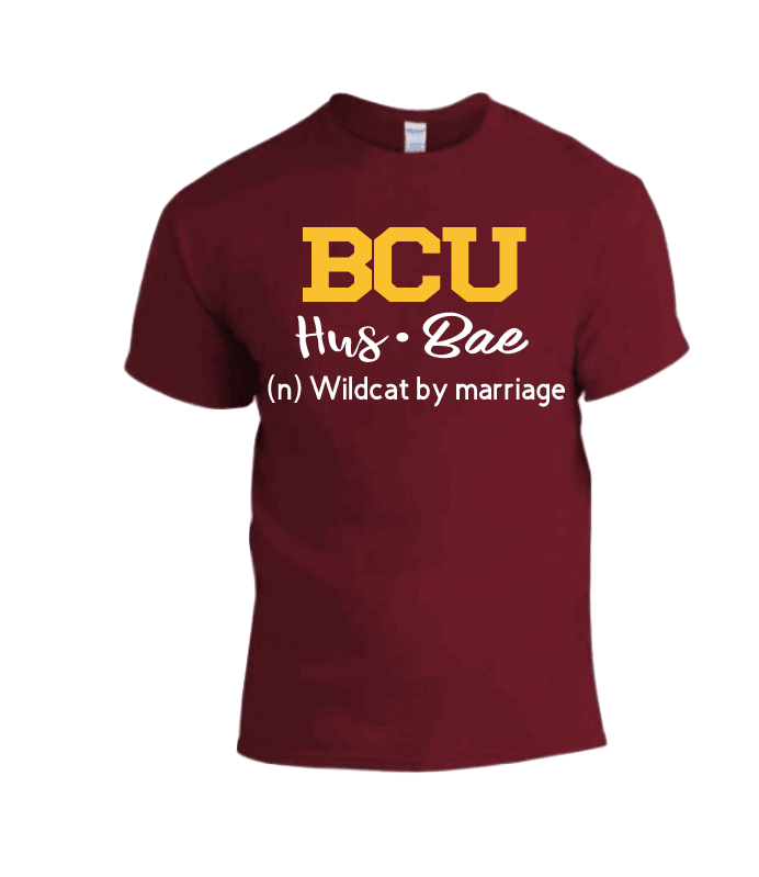 Bethune Cookman University BCU Husbae Graphic T-Shirt - Uneek Boutique by Dee