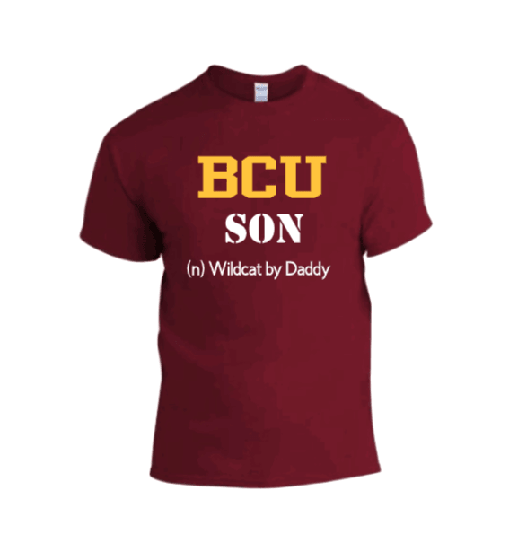 BCU Bethune Cookman University Son Wildcat by Dad Shirt