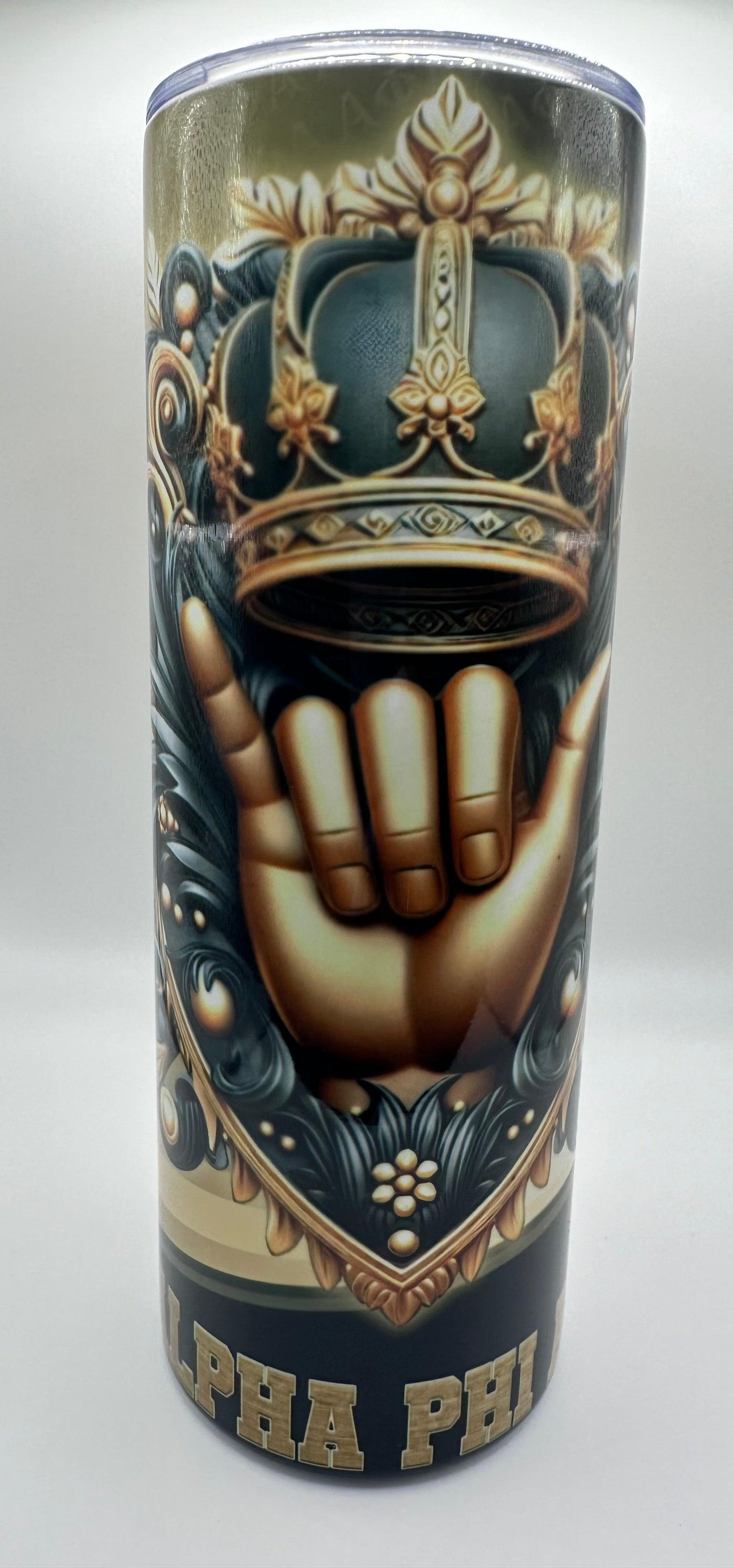 Alpha Phi Alpha Fraternity 20oz Stainless Steel Tumbler - Uneek Boutique by Dee