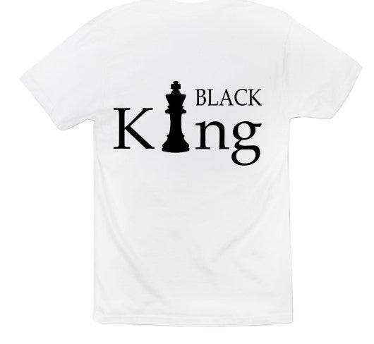 Black King Chess Piece Graphics T-Shirt - Uneek Boutique by Dee