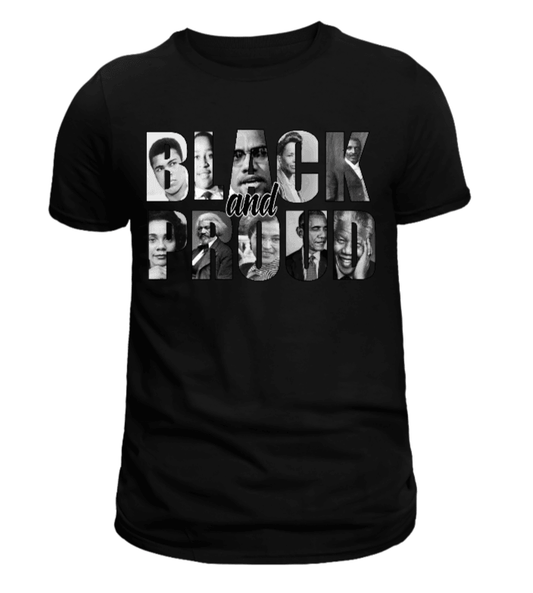 Black and Proud Unisex Graphic T-Shirt - Uneek Boutique by Dee