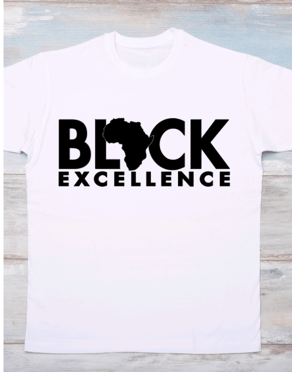 Black Excellence Graphic T-Shirt - Uneek Boutique by Dee