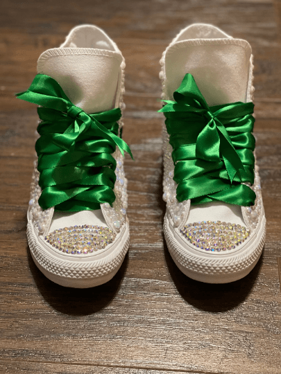 Alpha Kappa Alpha Sorority Bling Converse - Uneek Boutique by Dee