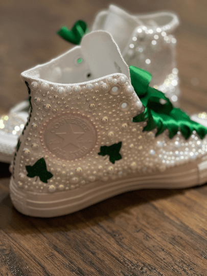 Alpha Kappa Alpha Sorority Bling Converse - Uneek Boutique by Dee