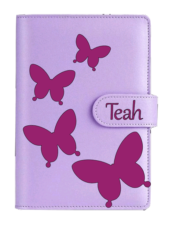 Butterflies Budget Binder with Coordinating Cash Envelopes - Uneek Boutique by Dee