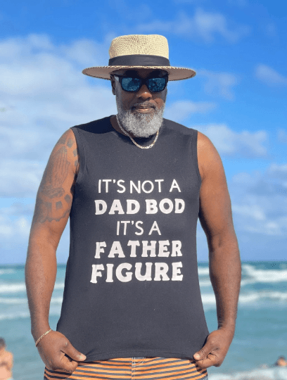 Dad Bob Father Figure Men's Graphic T-Shirt - Uneek Boutique by Dee