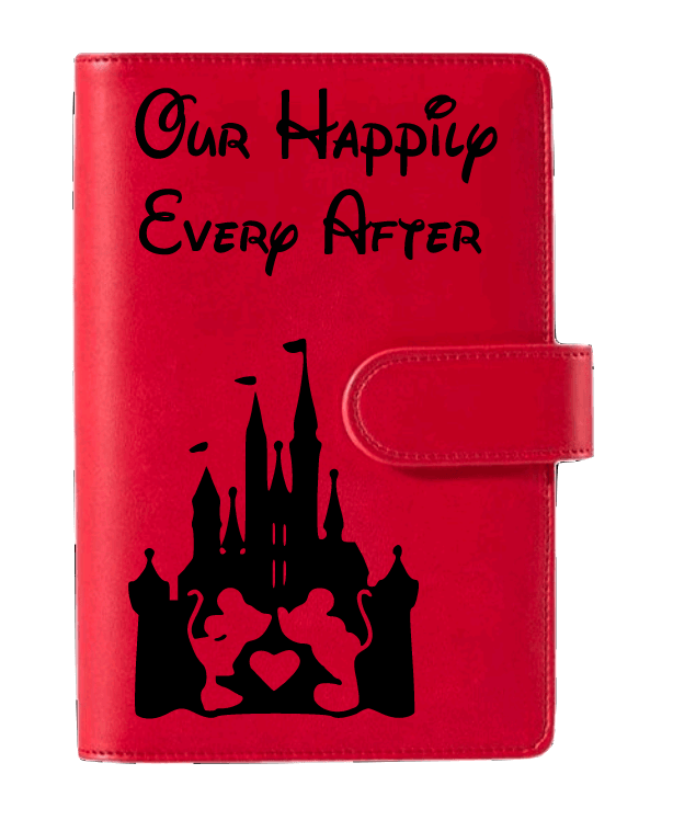 Our Happily Ever After Mickey Budget Binder with Coordinating Cash Envelopes - Uneek Boutique by Dee