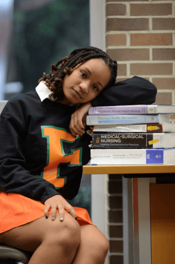 FAMU "F" Crew Neck Sweater - Uneek Boutique by Dee