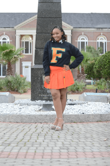 FAMU "F" Crew Neck Sweater - Uneek Boutique by Dee
