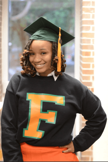 FAMU "F" Crew Neck Sweater - Uneek Boutique by Dee