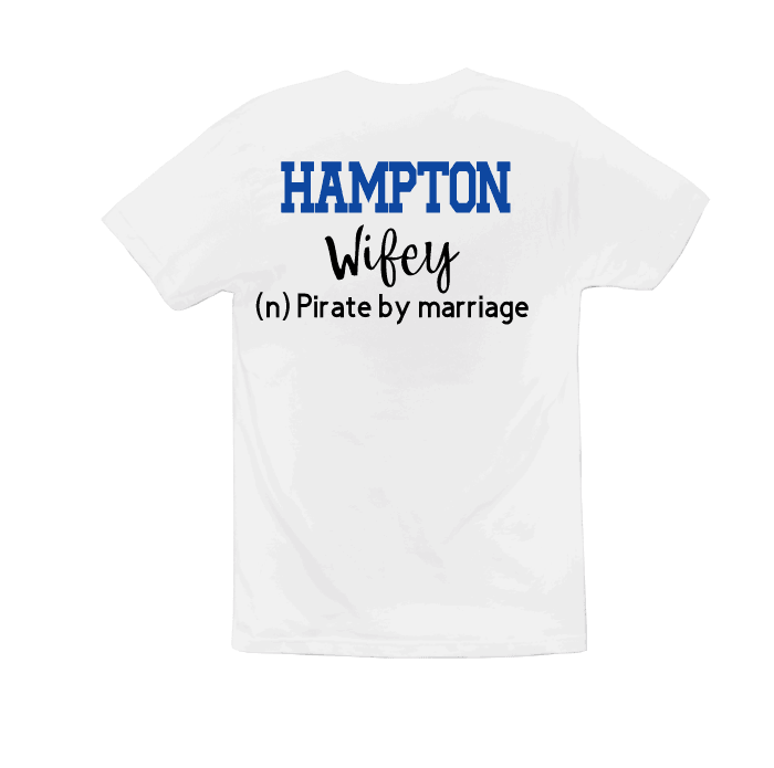 Hampton University HU Wifey Graphic T-Shirt - Uneek Boutique by Dee