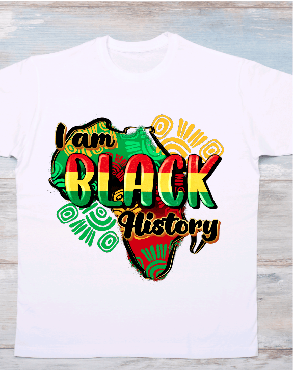 I am Black History Graphic T-Shirt - Uneek Boutique by Dee