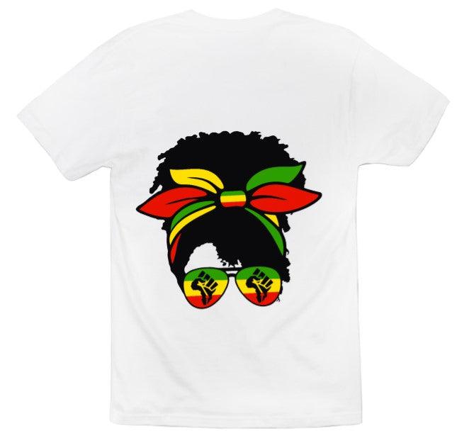 Celebrate Juneteenth Women Fitted Graphic T-Shirt - Uneek Boutique by Dee