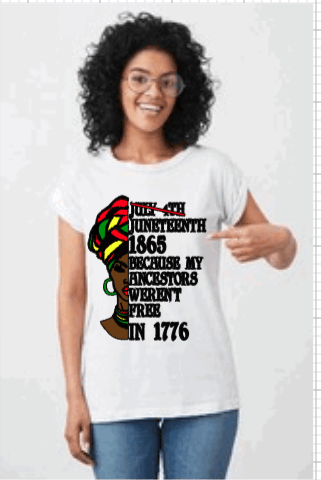 Juneteenth Women's Graphic T-Shirt - Uneek Boutique by Dee