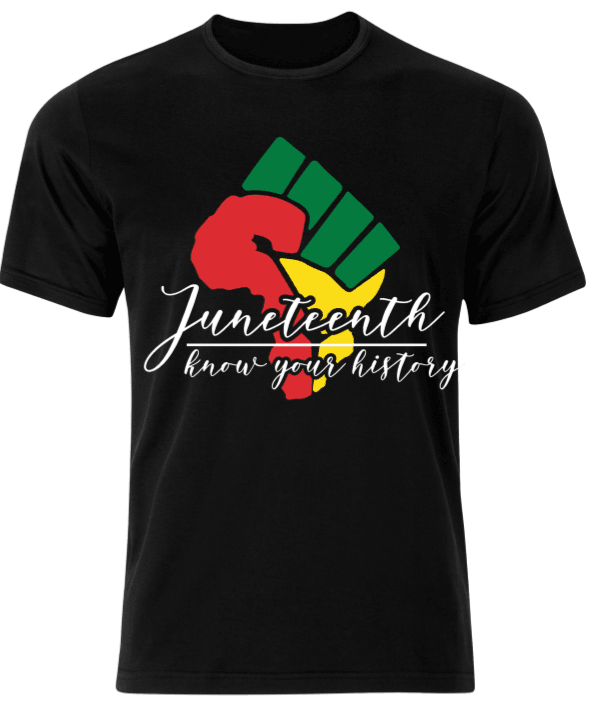 Juneteenth Know Your History Graphic T-Shirt - Uneek Boutique by Dee