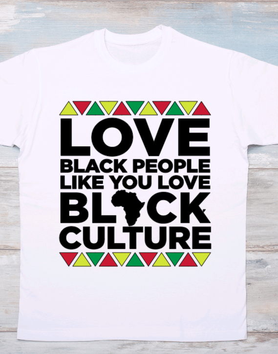 Love Black People Graphic T-Shirt - Uneek Boutique by Dee