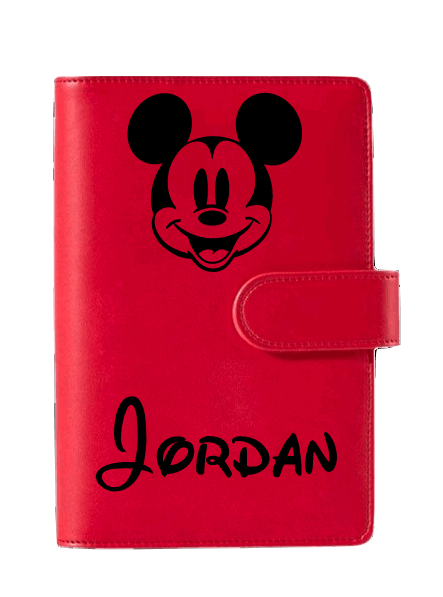 Mickey Mouse Personalized Budget Binder with Coordinating Cash Envelopes - Uneek Boutique by Dee