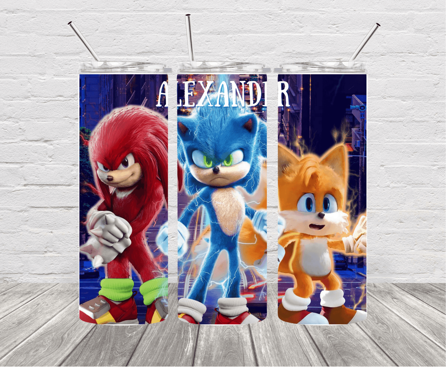 Sonic the Hedgehog 20oz Stainless Steel Tumbler - Uneek Boutique by Dee