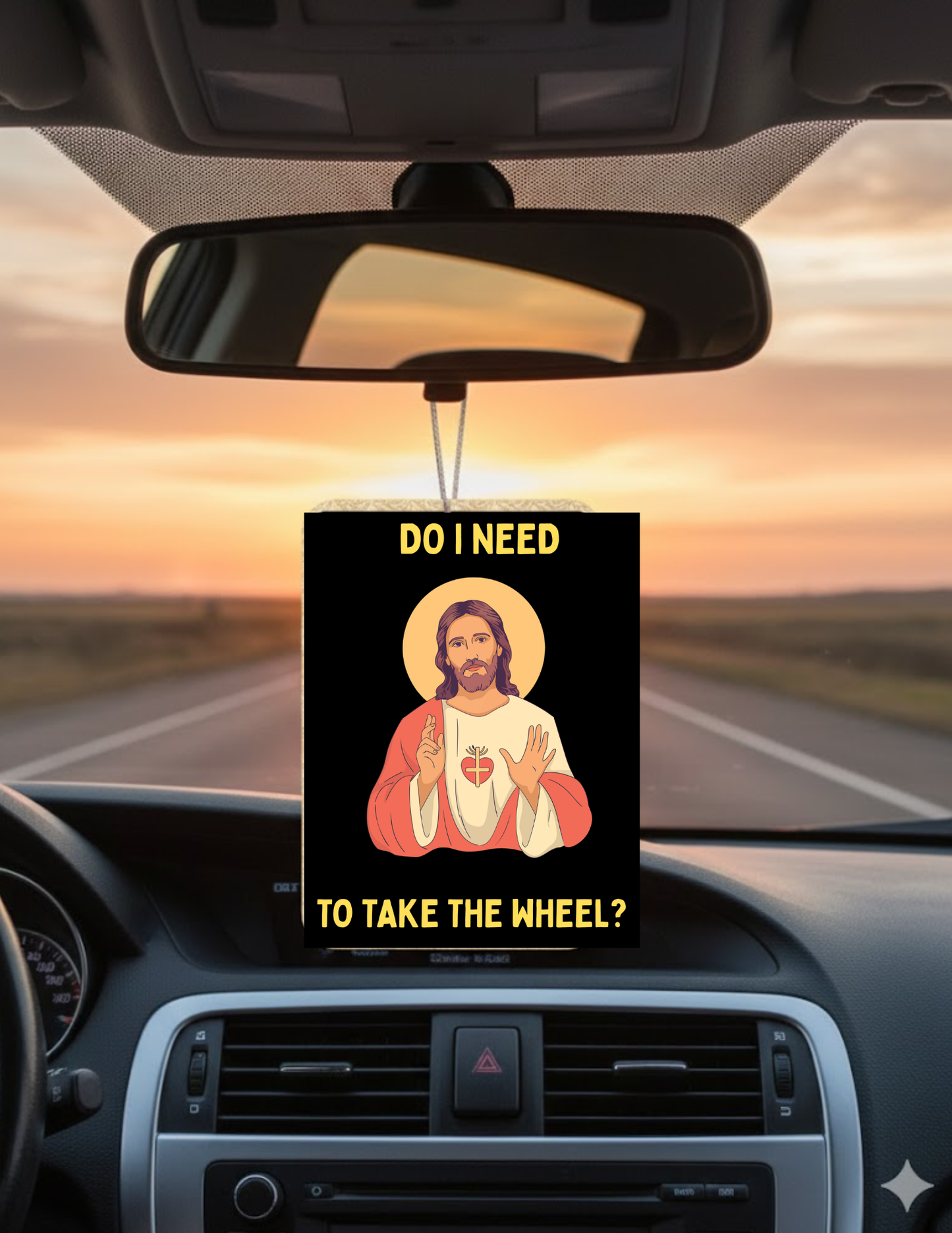 Jesus Take the Wheel Car Air Freshener - Uneek Boutique by Dee