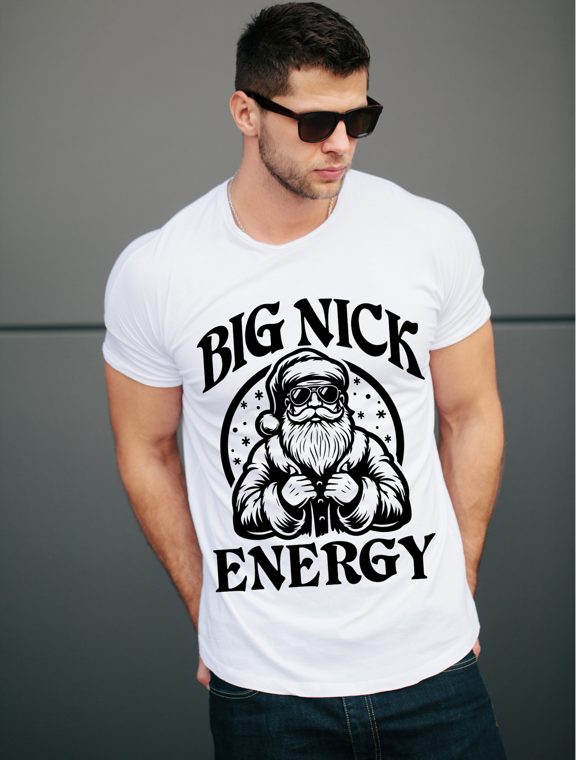 Big Nick Energy Funny Christmas Shirt - Uneek Boutique by Dee