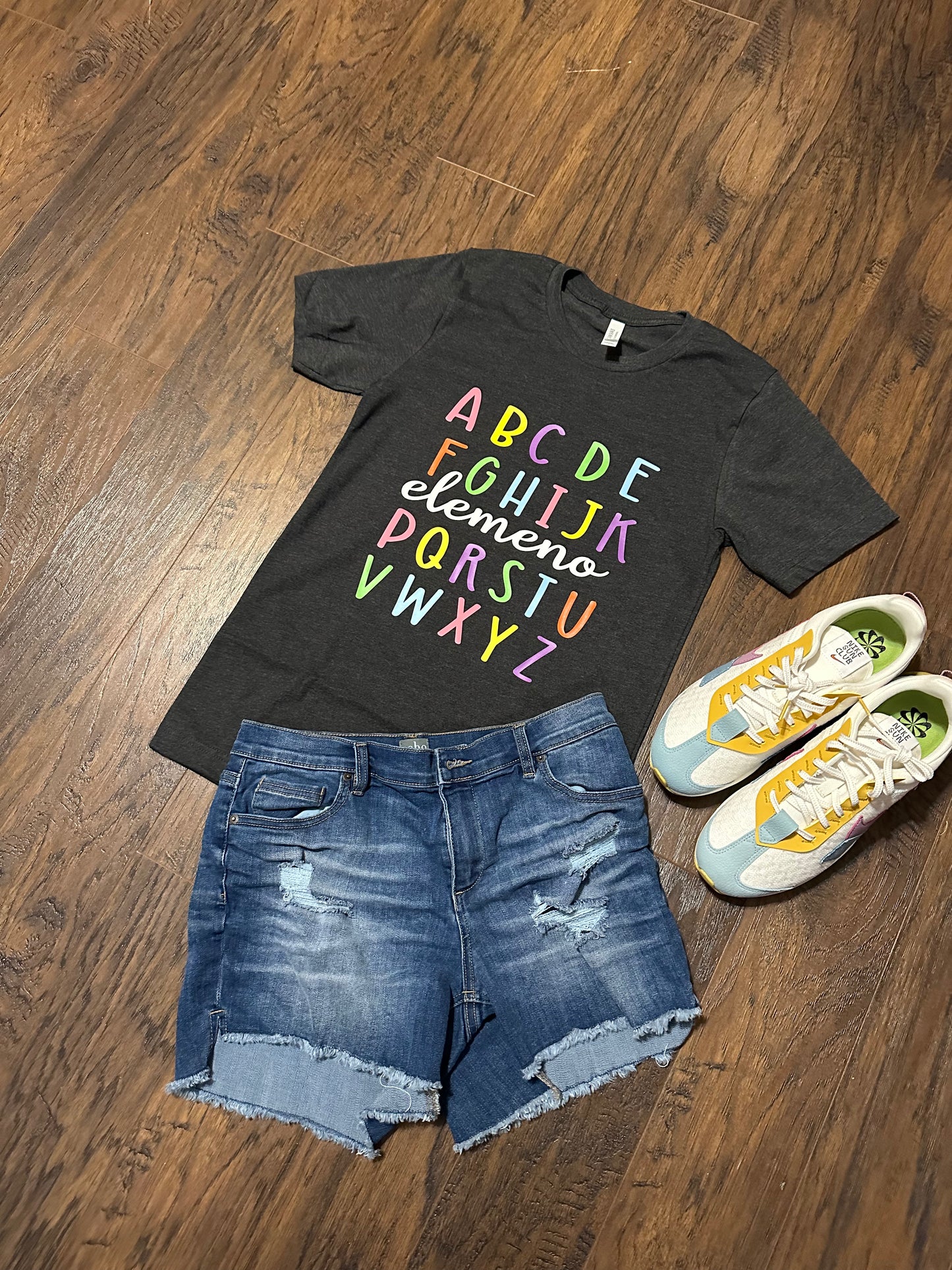 Teacher Alphabet Graphic T-Shirt - Uneek Boutique by Dee