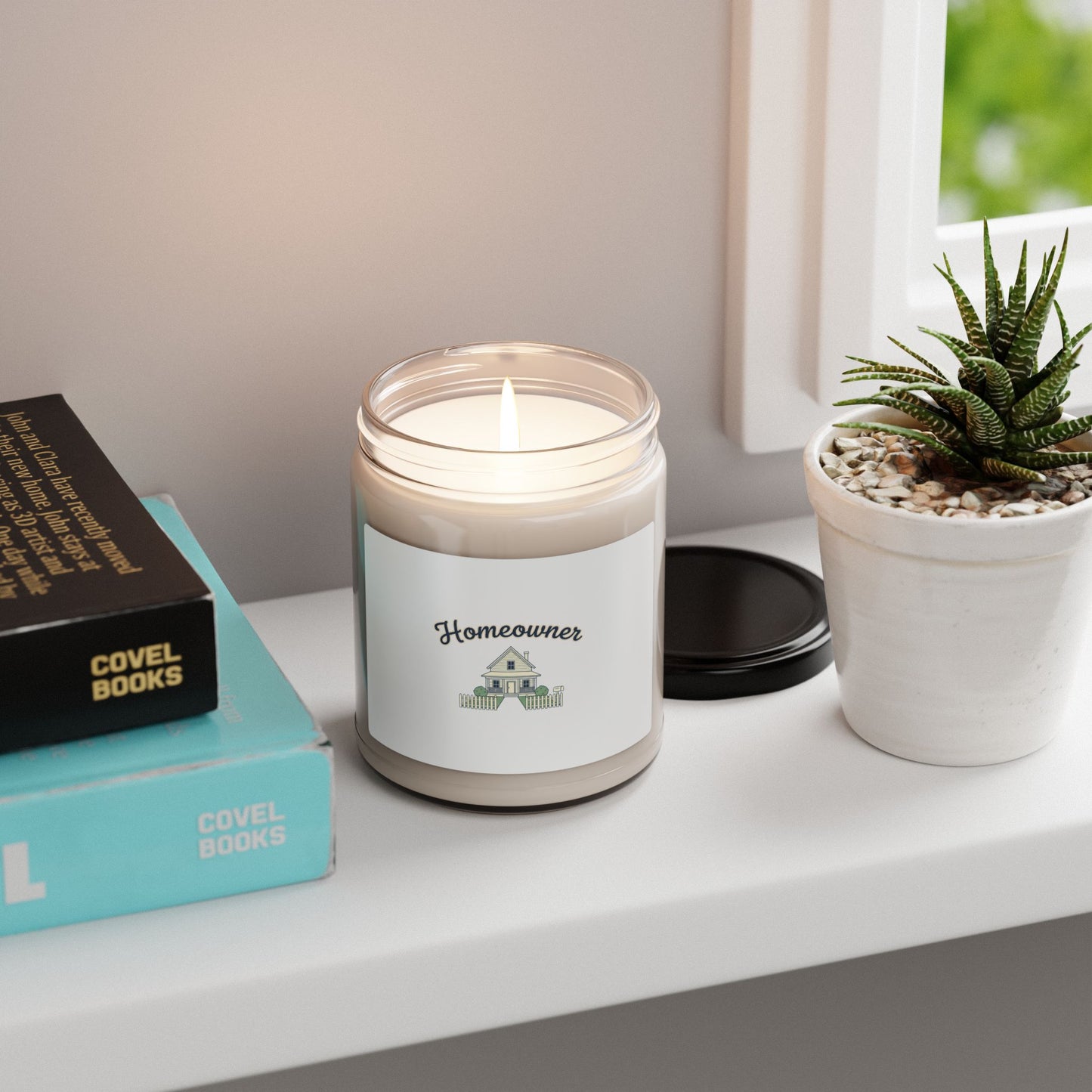 Homeowner house illustration Candle | Scented Soy 9oz - Uneek Boutique by Dee