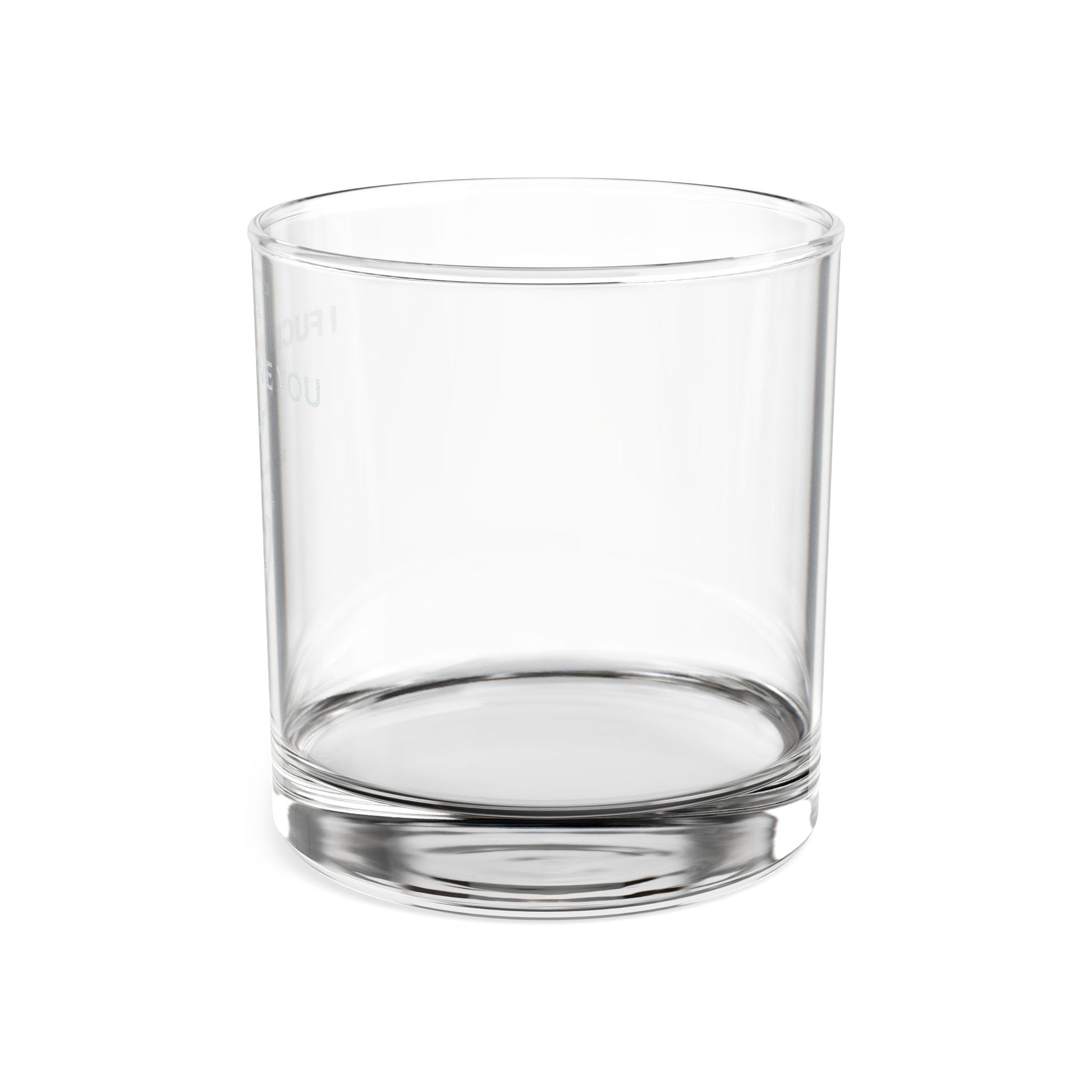 Engraved Whiskey Glass (10.5oz) — “I Fucking Love You” Romantic Rocks Glass - Uneek Boutique by Dee