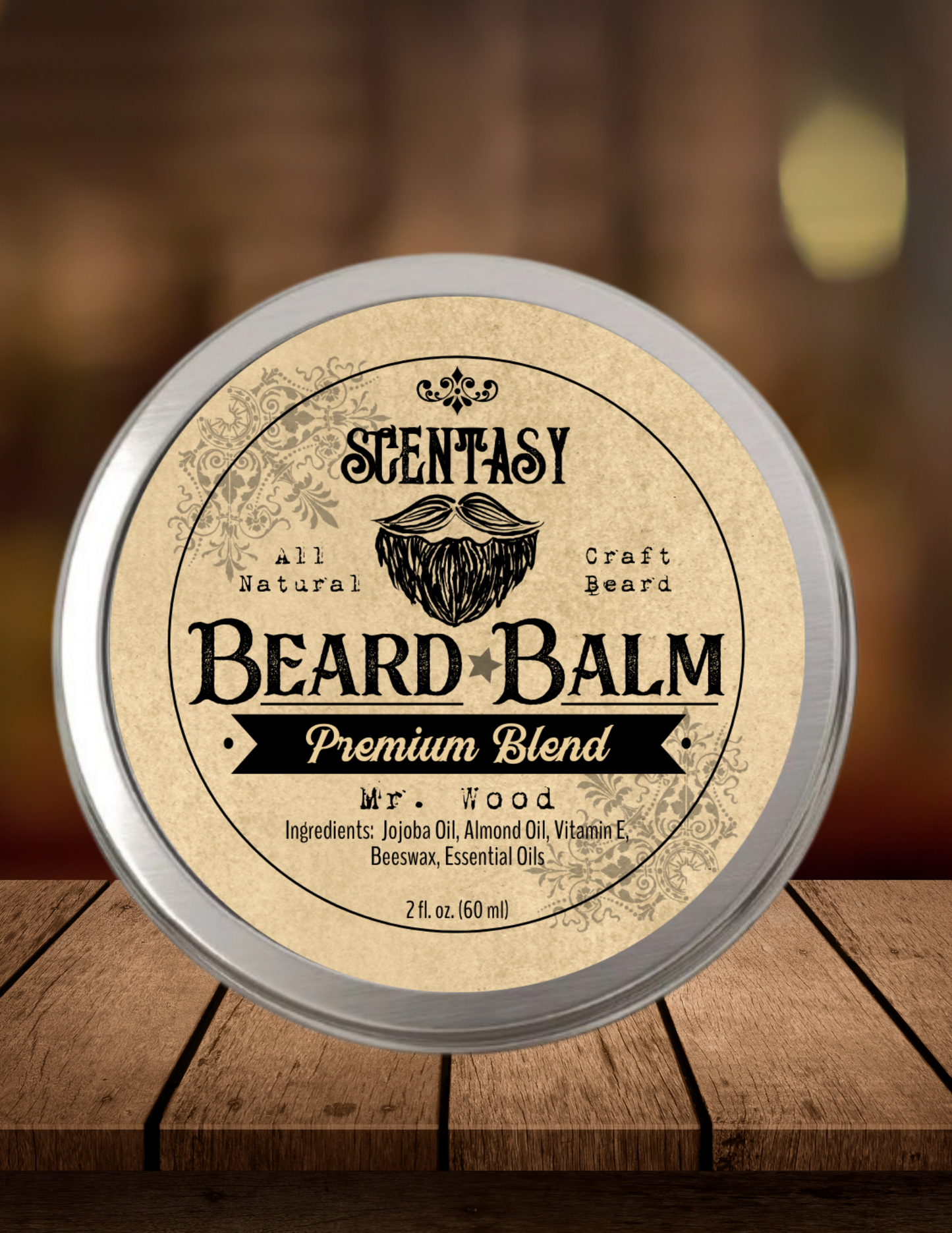 Beard Balm Mr. Wood 2oz