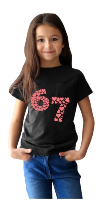 Six Seven 67 Kids Graphic T-Shirt - Uneek Boutique by Dee