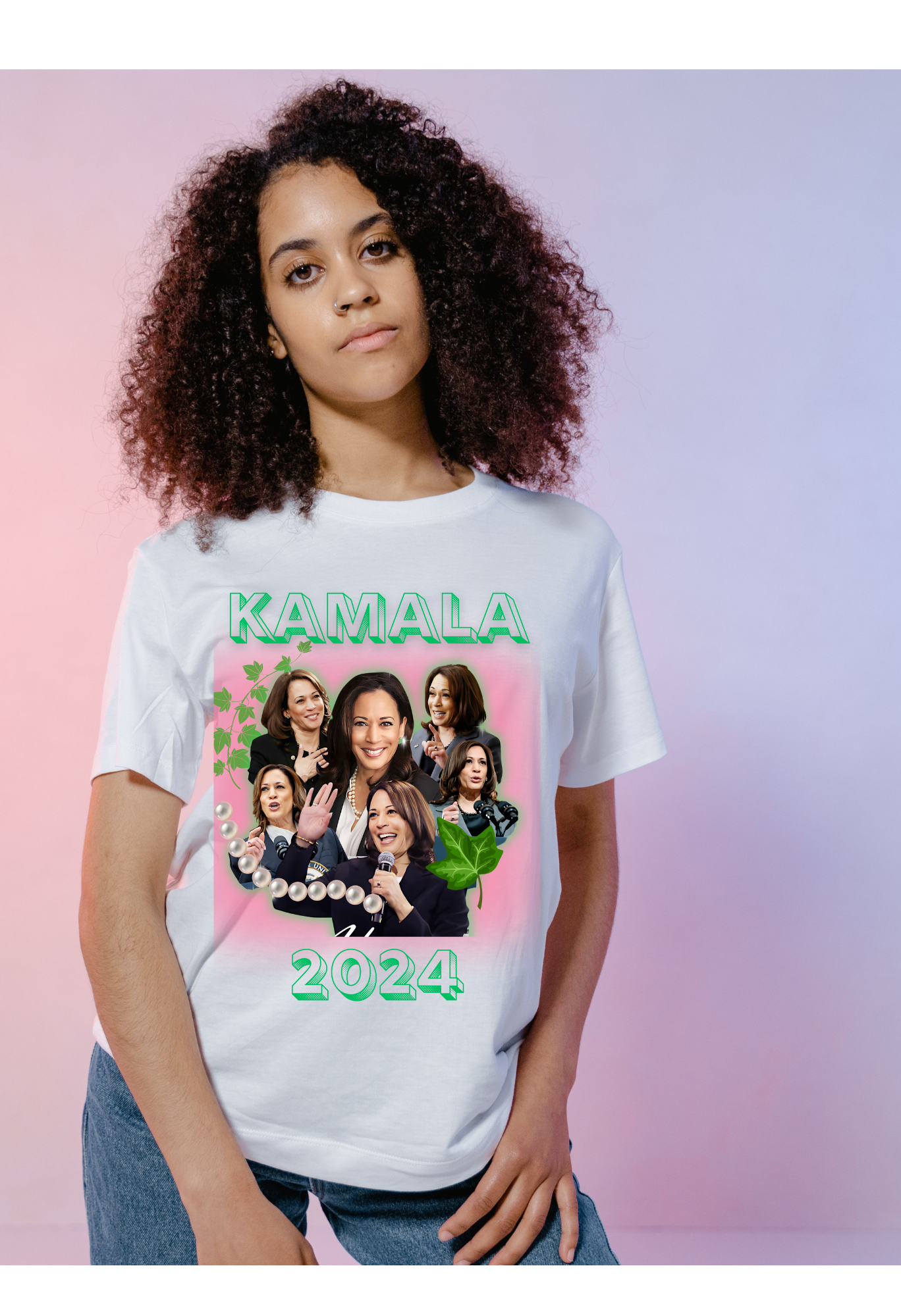 AKA Inspired Kamala Harris Graphic T-Shirt