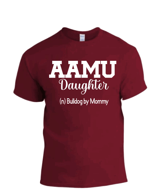 Alabama A&M University AAMU Mommy Daughter Graphic T-shirt - Uneek Boutique by Dee