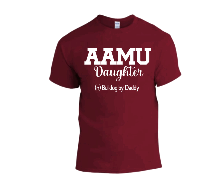 Alabama A&M University AAMU Daddy Daughter Graphic T-shirt