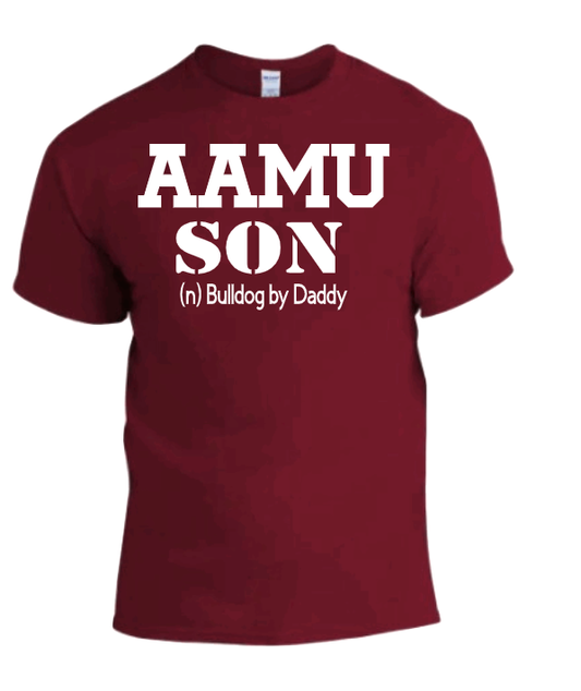 Alabama A&M University AAMU Daddy Son Graphic T-shirt