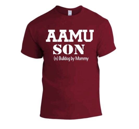 Alabama A&M University AAMU Mommy Son Graphic T-shirt