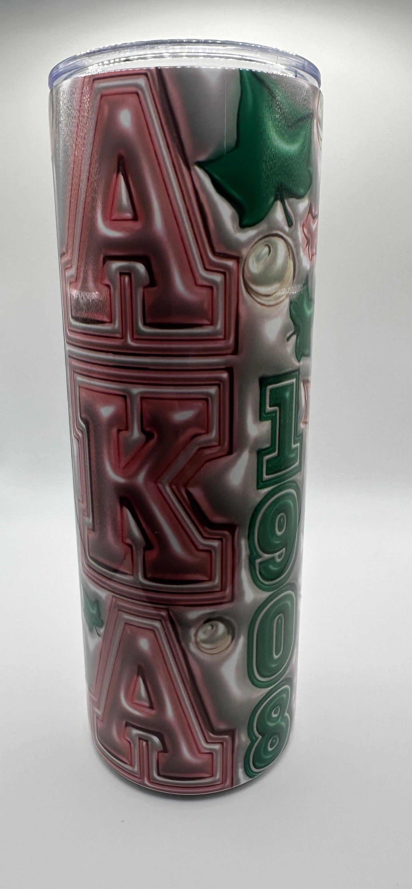 Alpha Kappa Alpha 20oz Stainless Steel Tumbler - Uneek Boutique by Dee