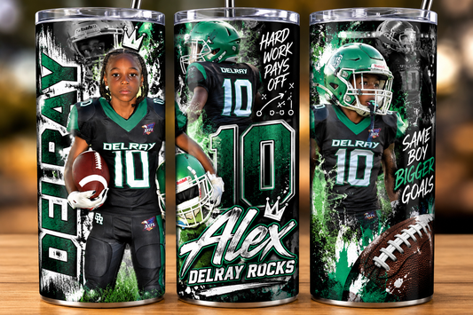 Personalized Sports Players/Athletes Tumblers - Uneek Boutique by Dee
