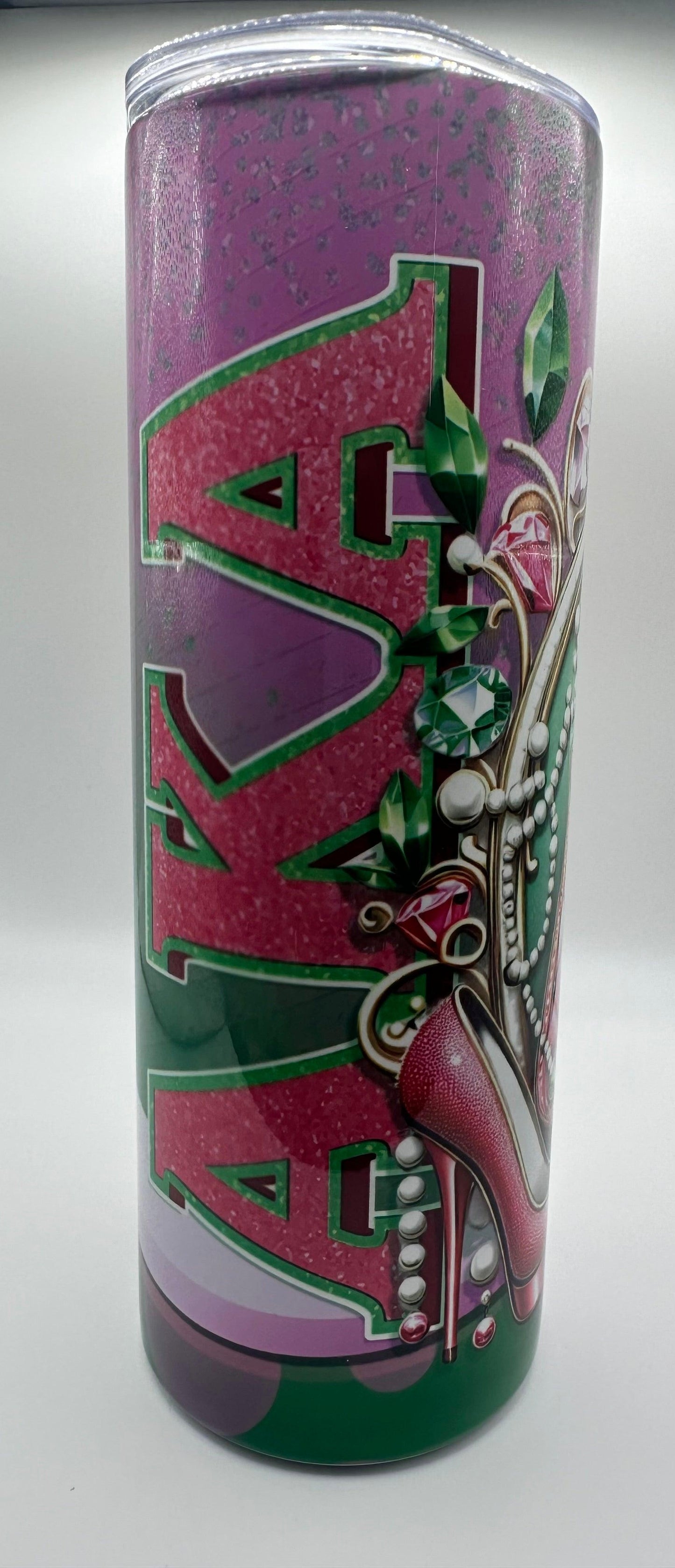 Alpha Kappa Alpha 20oz Stainless Steel Tumbler - Uneek Boutique by Dee