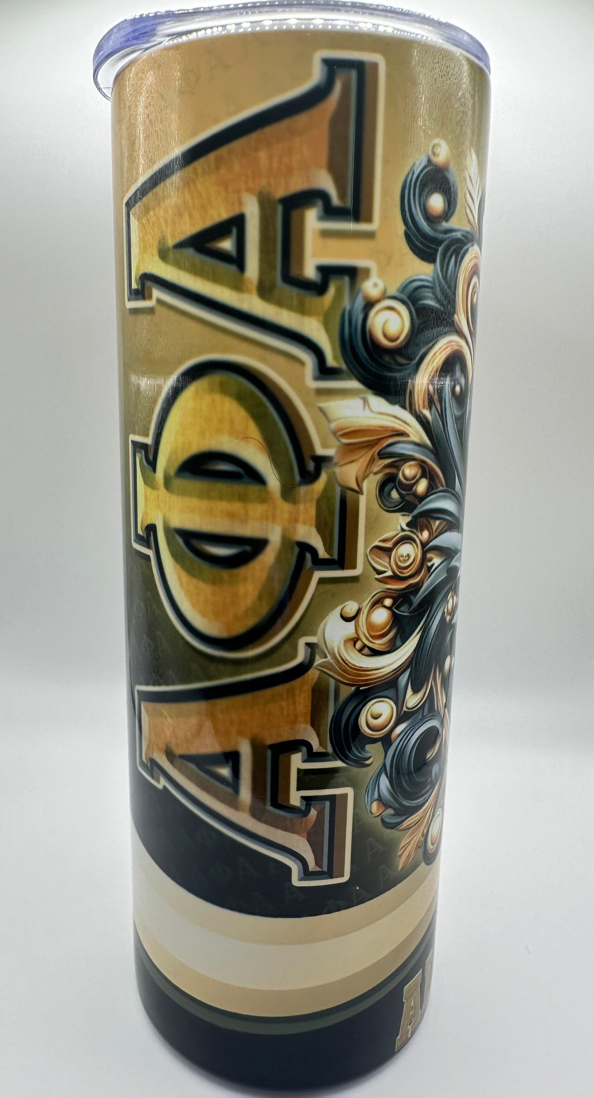 Alpha Phi Alpha Fraternity 20oz Stainless Steel Tumbler - Uneek Boutique by Dee