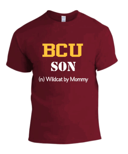 Bethune Cookman University BCU Mommy Son Graphic T-shirt - Uneek Boutique by Dee