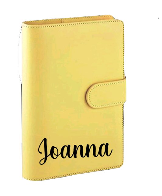 Personalized Budget Binder with Coordinating Cash Envelopes