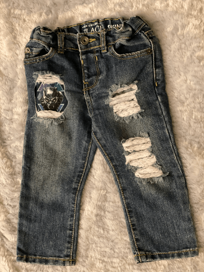 Black Panther Skinny Jeans - Uneek Boutique by Dee