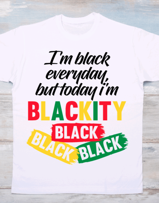 Blackity Black Juneteenth Graphic T-Shirt