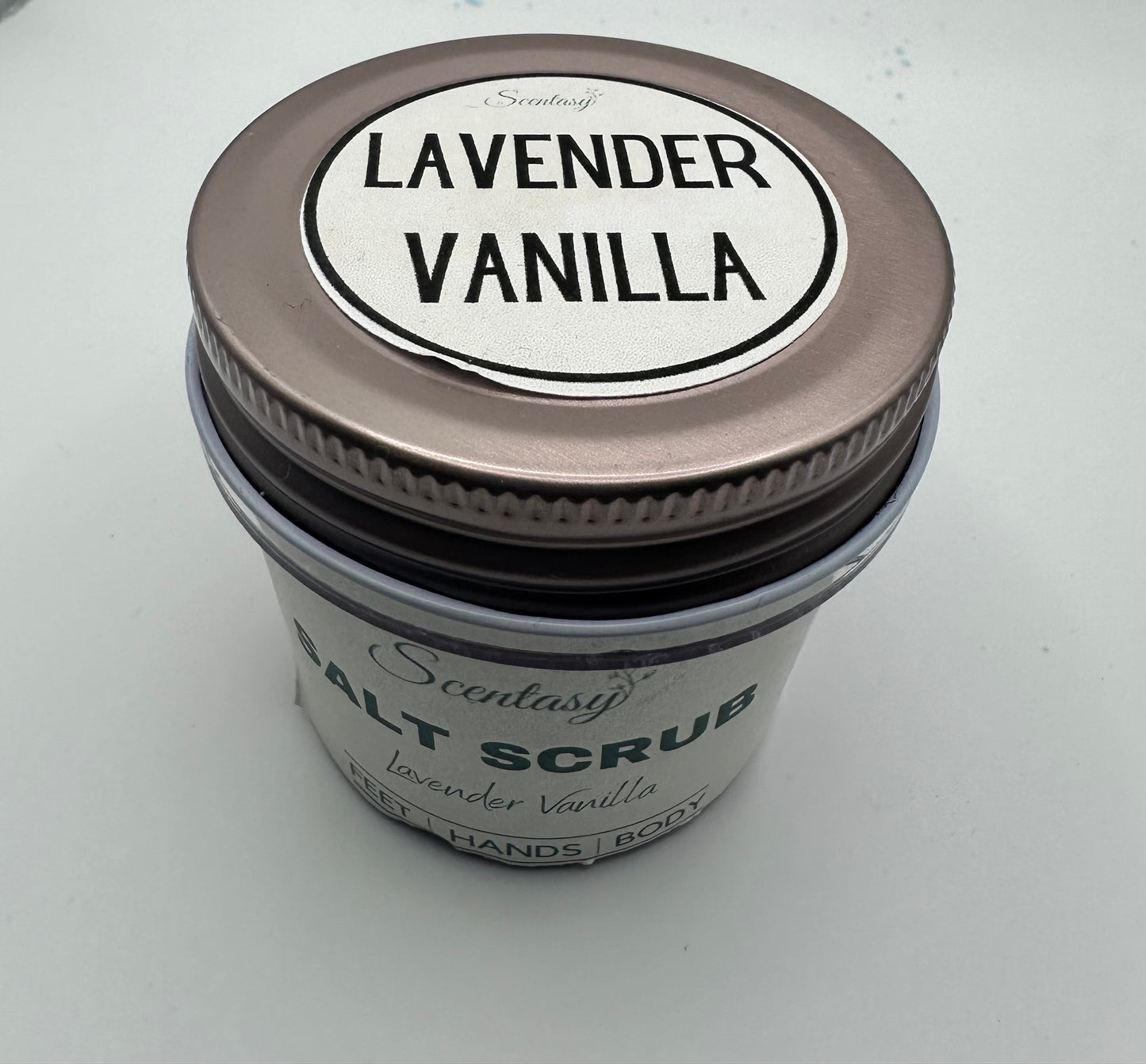 Lavender Vanilla Salt Scrub