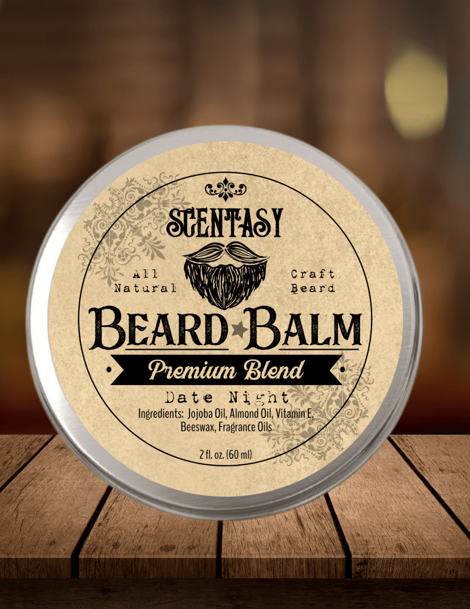 Beard Balm Date Night 2oz - Uneek Boutique by Dee