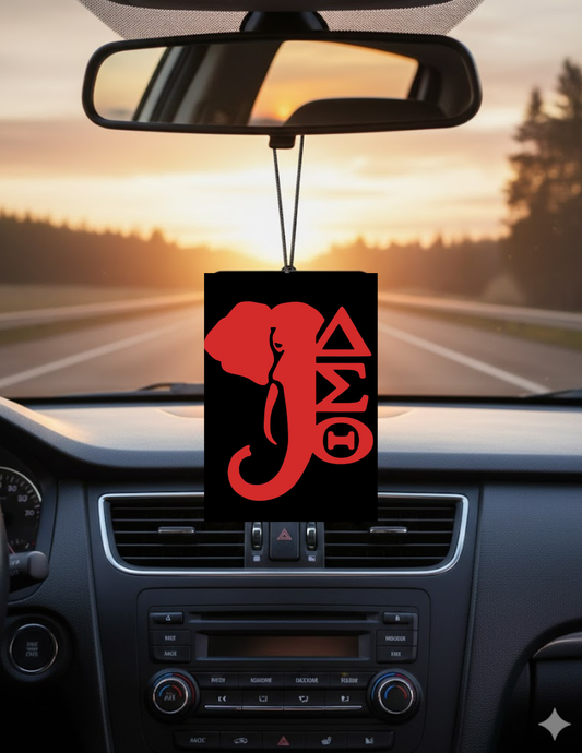 Delta Sigma Theta Sorority Car Air Freshener - Uneek Boutique by Dee