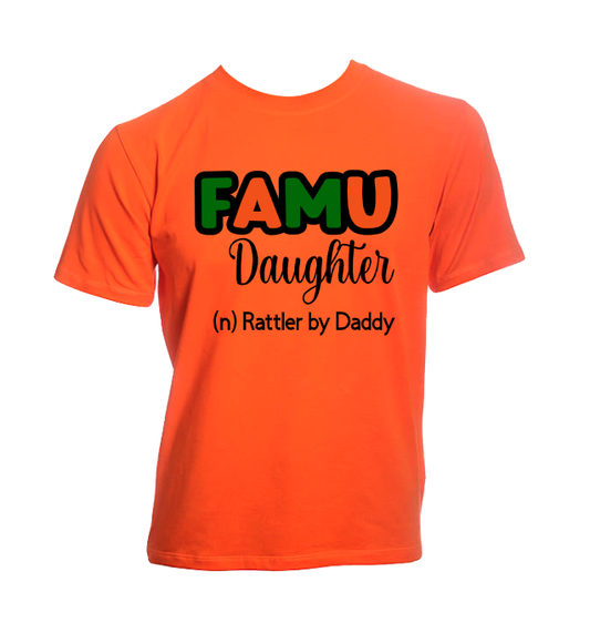 Florida A&M University FAMU Daddy Daughter Graphic T-shirt